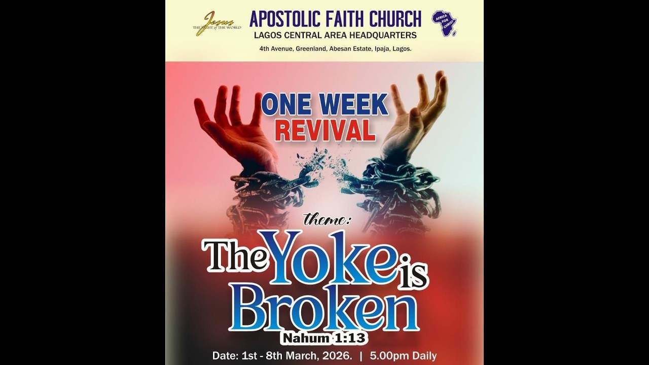 EVENING REVIVAL SERVICE ( THE YOKE IS BROKEN ) 03/03/2026