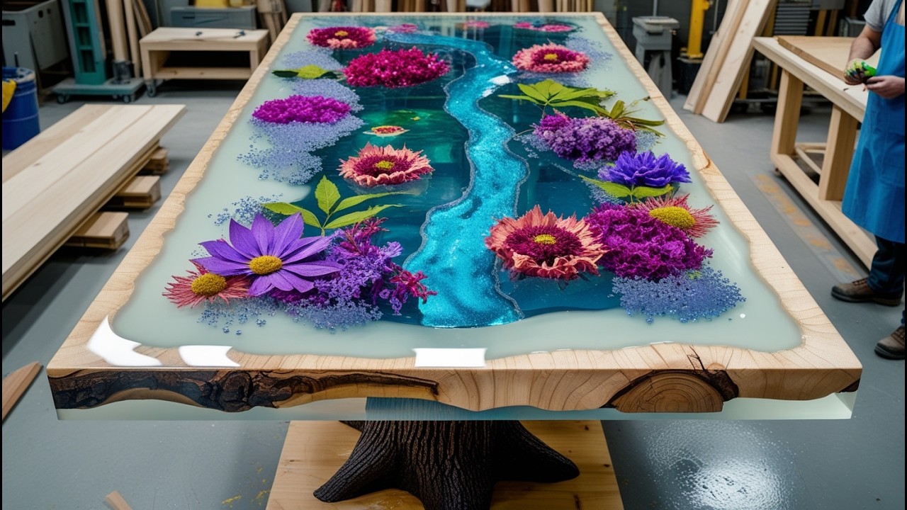 It's Not an Epoxy River! Just a Touch of Resin Breathes Life into These $10000 Branches