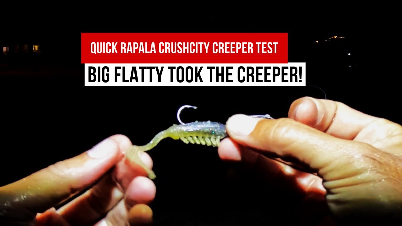 Rapala Crushcity Creeper: Big Flathead Hit! - Quick Lure Test - Fish On #crushcity #rapala