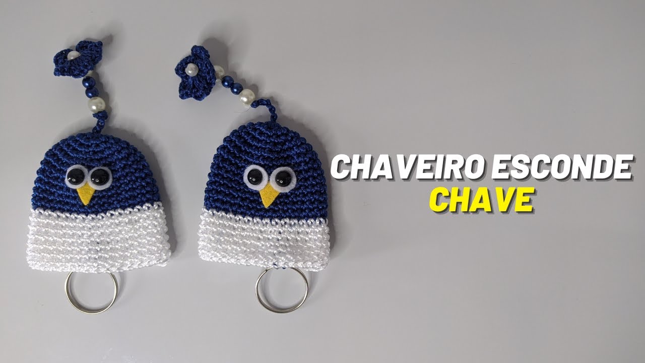 Chaveiro esconde chave (Corujinha)