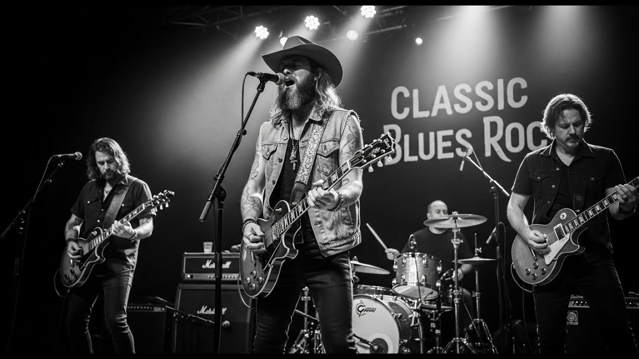 Eric Clapton, Jimi Hendrix, ZZ Top,BB King,Muddy Waters,Classic Rock Blues with Powerful Vocals