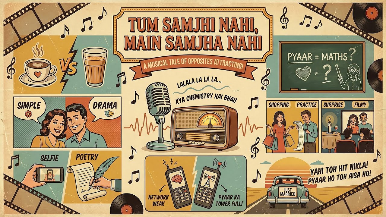 Tum Samjhi Nahi, Main Samjha Nahi | Original Retro Style Song (AI Generated)
