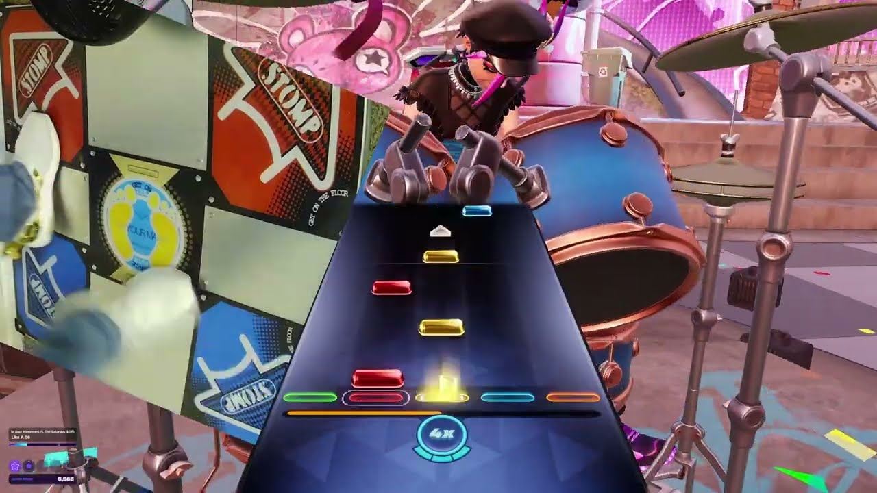Pump It Up Fortnite Festival Expert: Like A G6 Far East Movement ft. The Cataracs & DEV Drum