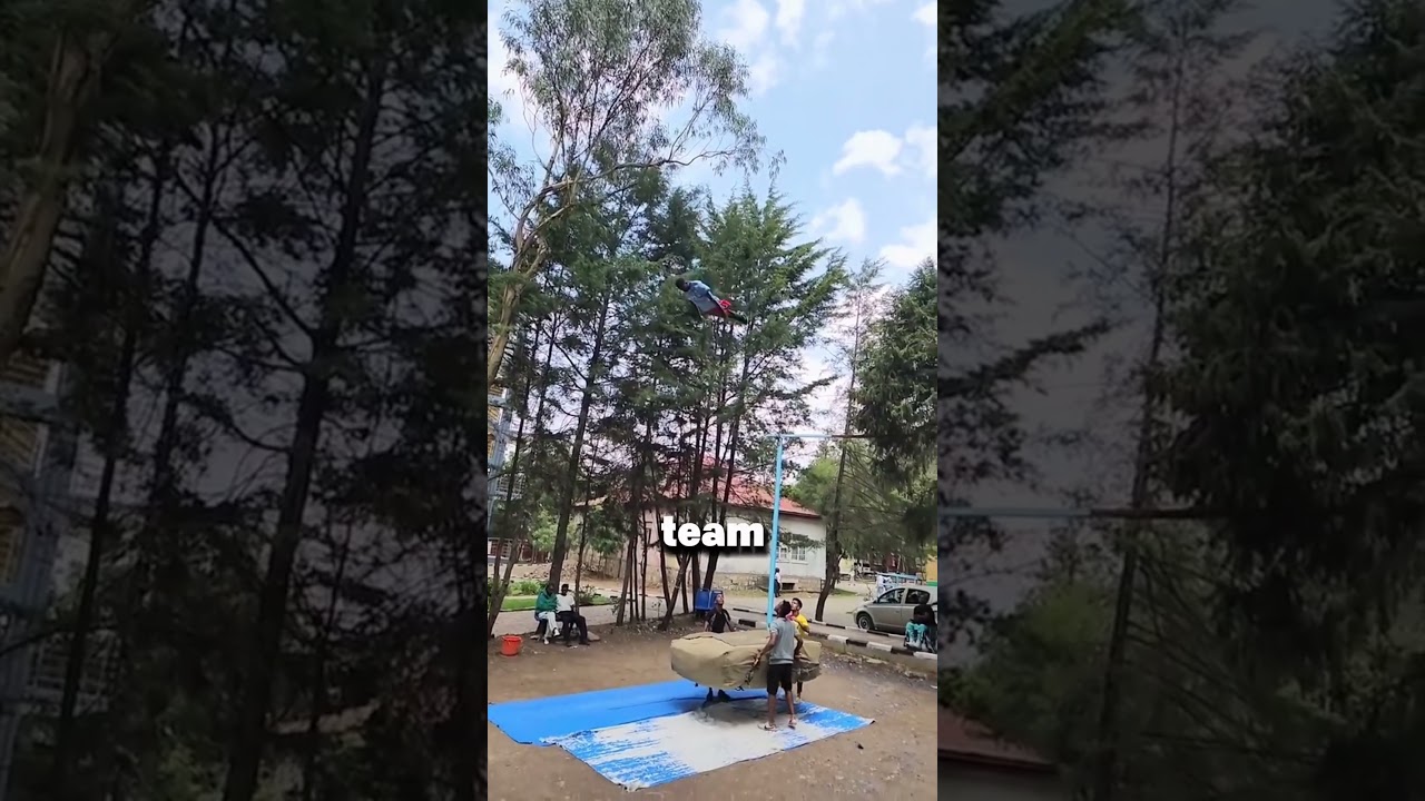 These men are building momentum #shorts # #extremestunts #teamwork #trust #acrobatics #mindblown