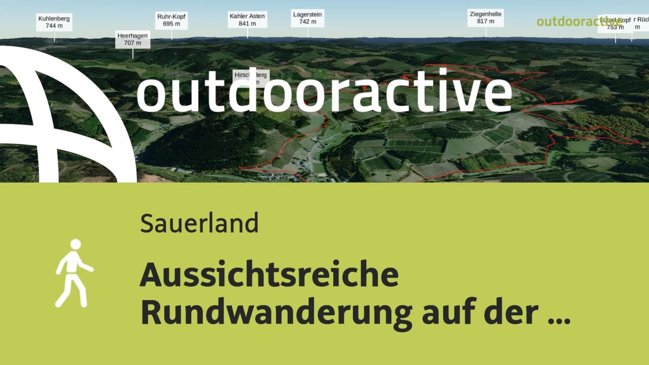 Flyover-Video: Aussichtsreiche Rundwanderung auf der Golddorf-Route ...