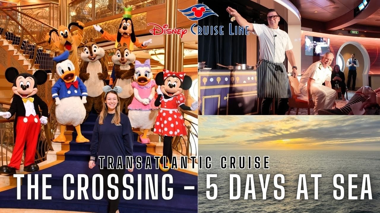5 SEA DAYS - Disney Transatlantic Crossing! Celebrity Chef, SO many Characters, Things to Do on DCL