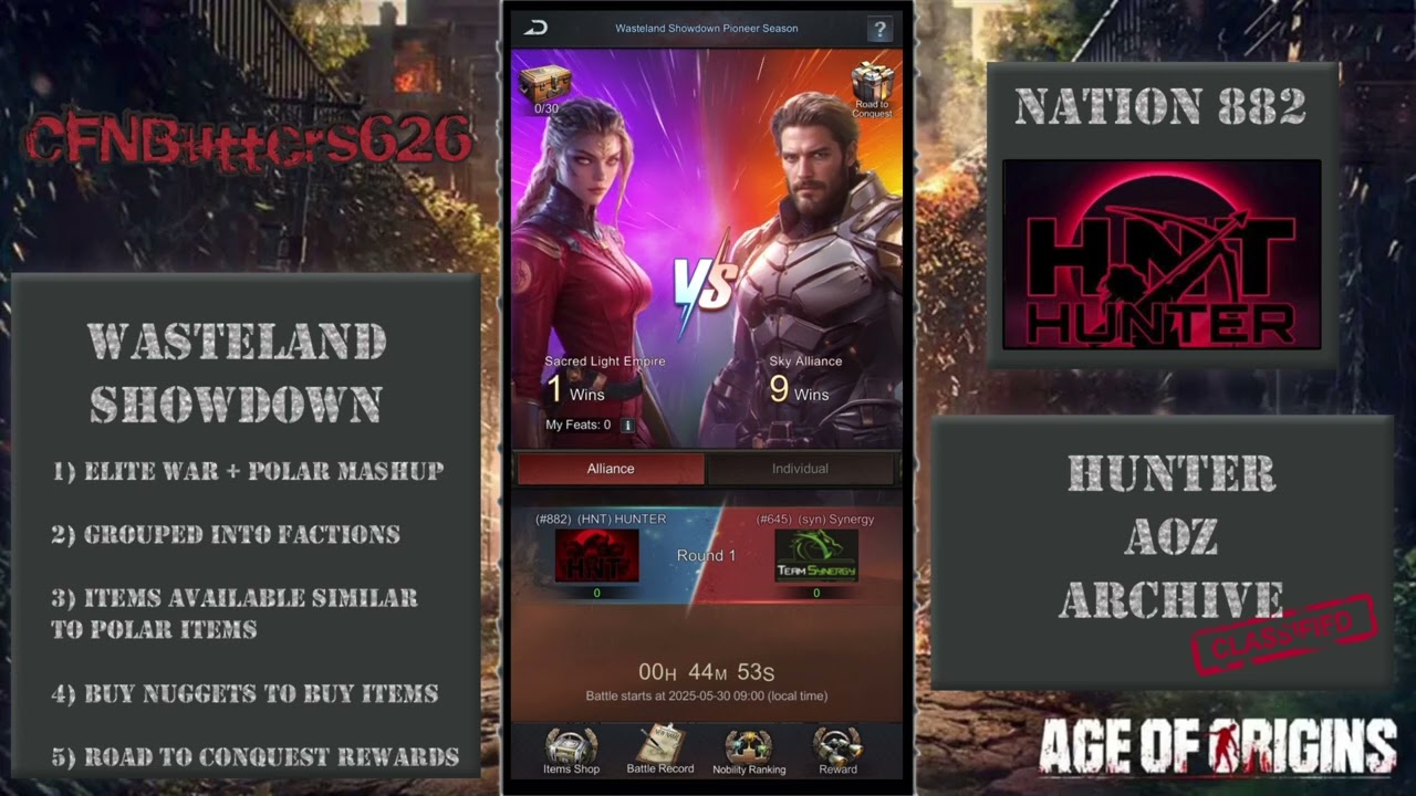 Wasteland Showdown Intro - Age of Origins AOZ