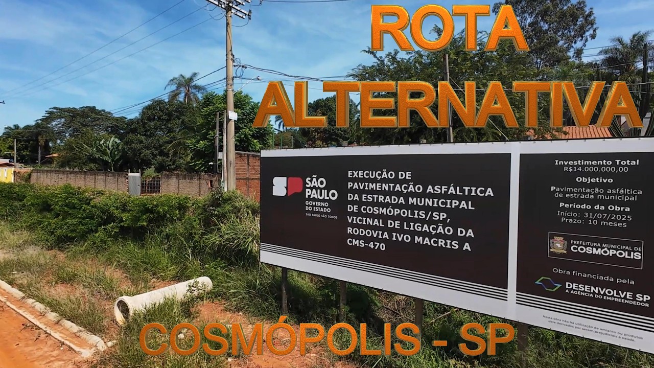 Rota alternativa sem pedágio para Paulínia SP