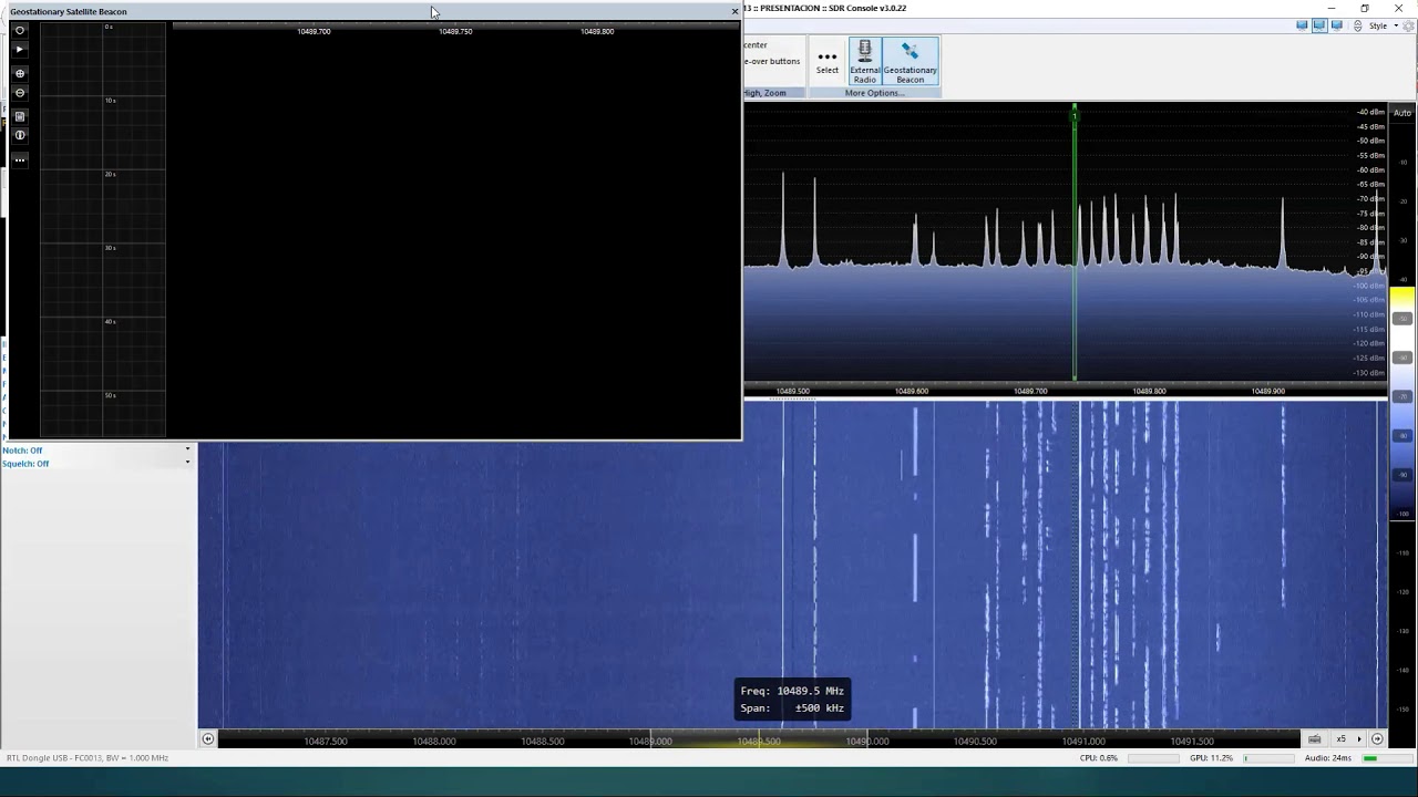 Aplicaciones del SDR Console V3.0.22 - Parte I (Rx y Tx en el QO-100)