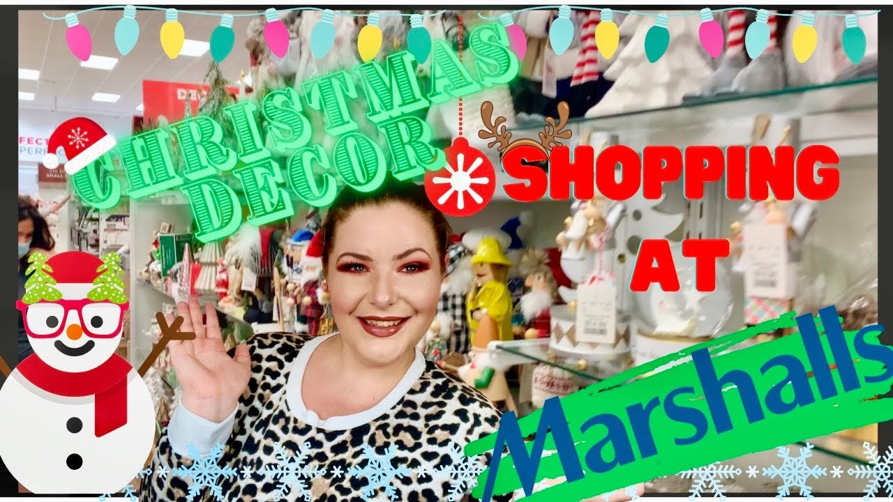 CHRISTMAS DECOR HAUL!HOLIDAY DECOR SHOPPING!|Christmas Tree Decorations Ideas 2020 at Marshalls!!