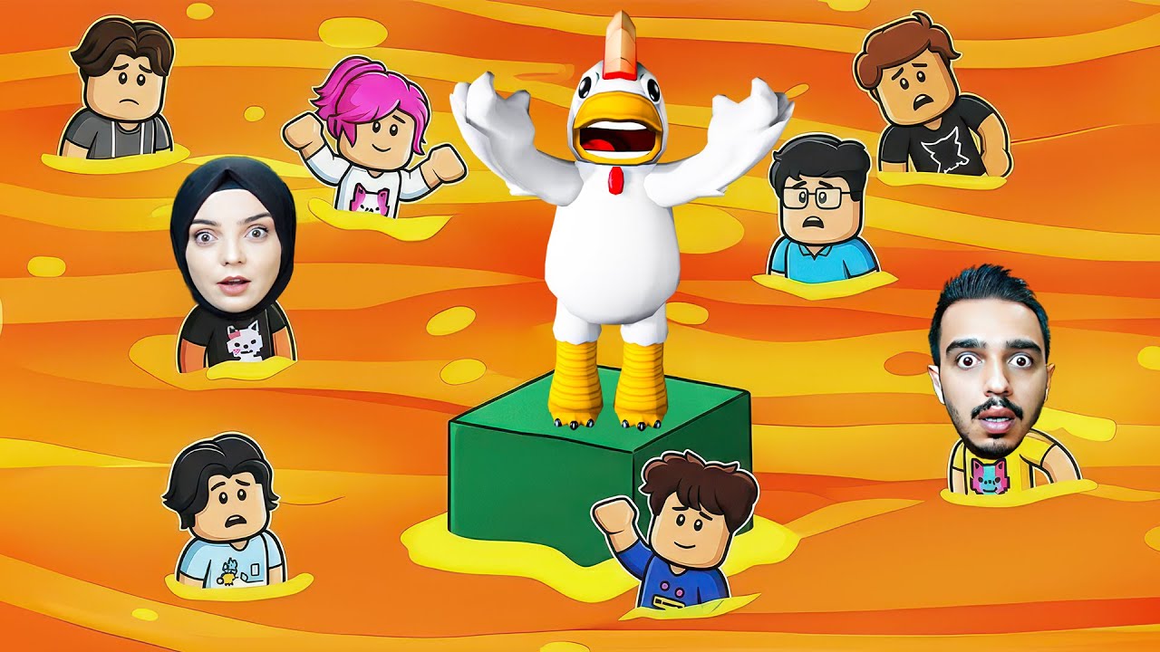 100 KİŞİ LAVIN İÇİNDE KALDIK SONA KALAN KAZANIR! 🔥😱