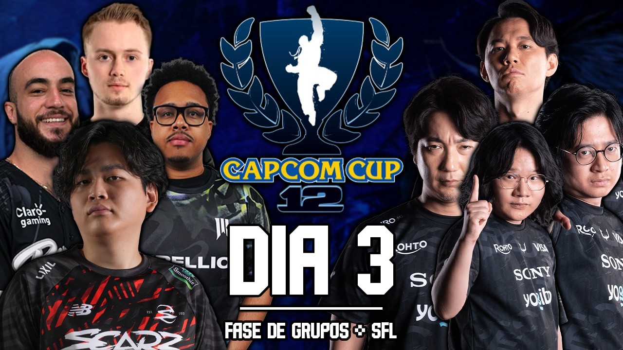 🔴LIVE  -【CAPCOM CUP 12】- SEM SPOILERS - ASSISTINDO TUDO NO HORÁRIO DE CLT | DIA 3