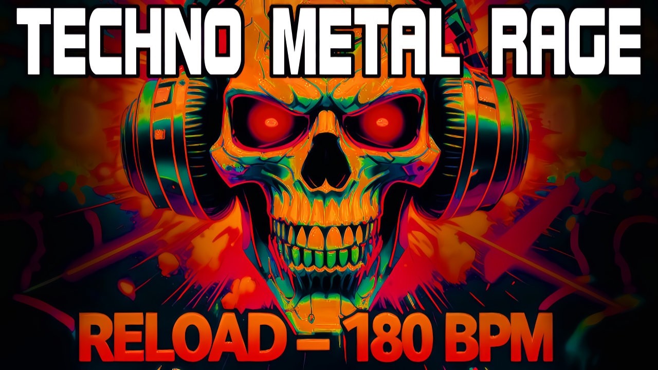 RELOAD! Techno Metal Rage & 4K Visual Mayhem at 180 bpm