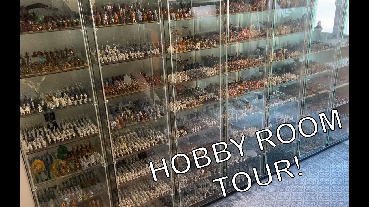 Hobby Room Tour! ft updated Warhammer Collection / Pile of Shame