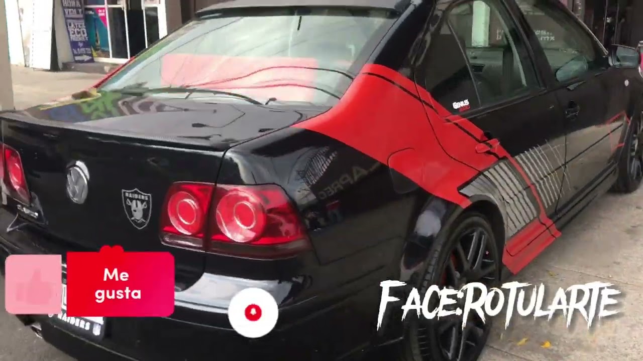 VW JETTA CLASICO NEGRO LATERALES Y COFRE VINIL