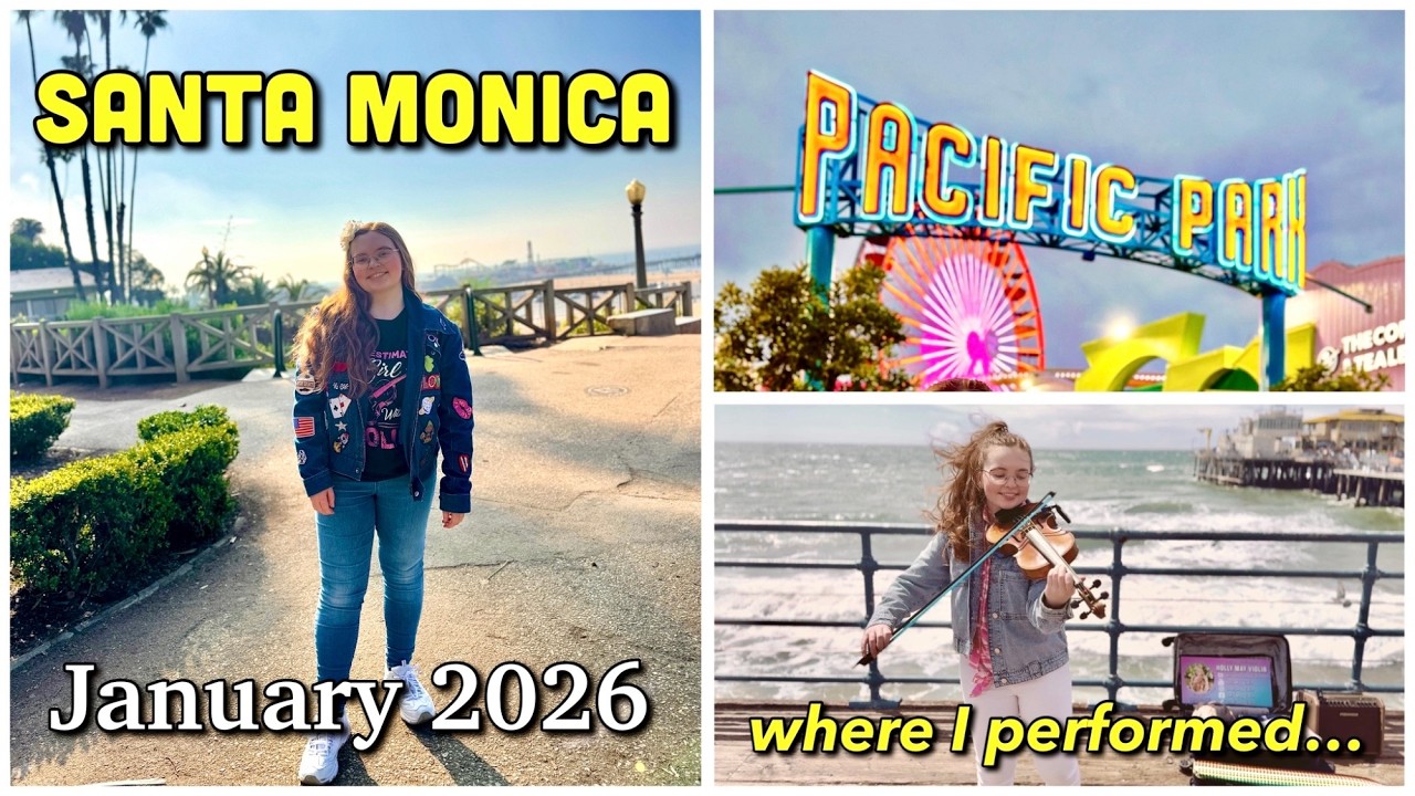Santa Monica in January 2026 | Revisiting where I street performed!