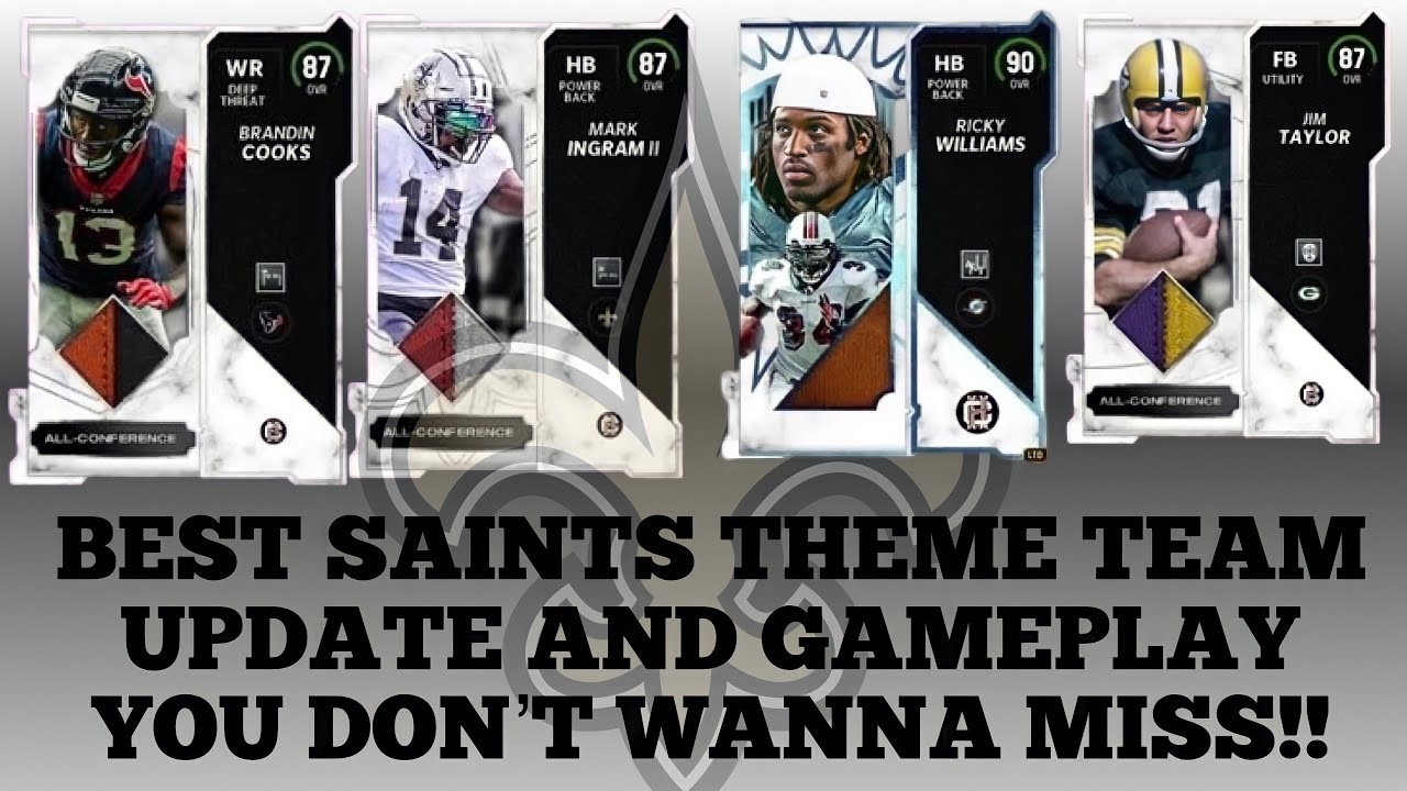 THE BEST SAINTS THEME GAMEPLAY CAMPUS HERO'S EDITION-MADDEN NFL 23