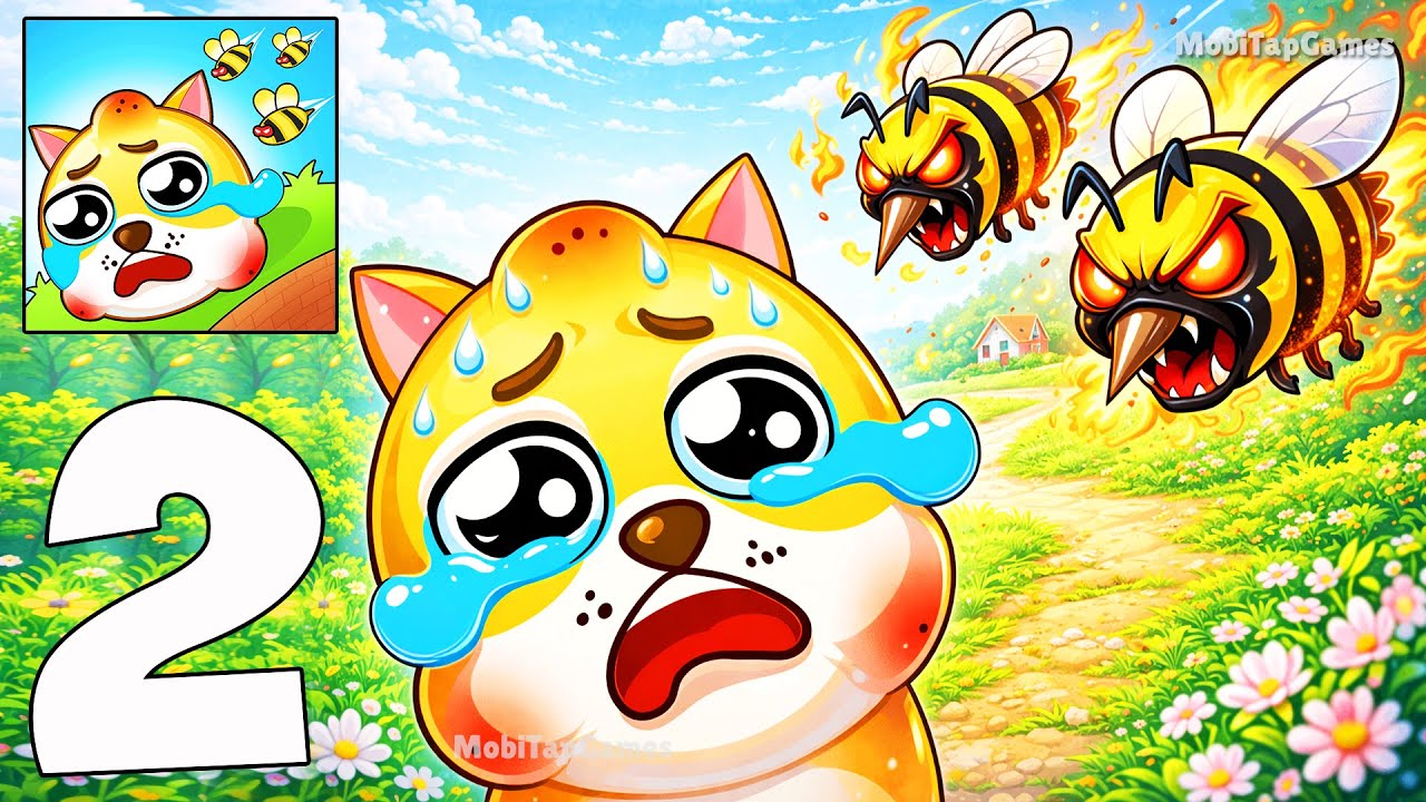 Save the Doge – Gameplay Walkthrough Part 2 – Protect the Dog from Bees & Traps (iOS, Android)