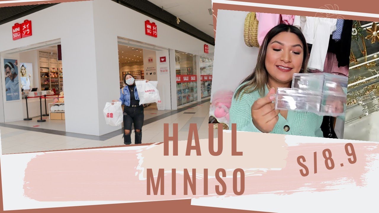 HAUL MINISO desde 8.9 DE TODO l Thany tips
