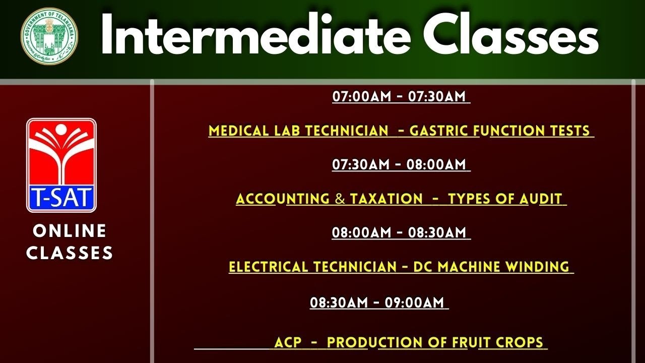 T-SAT || Intermediate Online classes - Morning Session || 15.07.2021