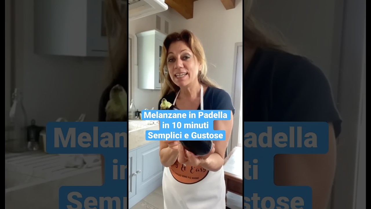 Melanzane in Padella in 10 minuti Semplici e Gustose #shorts