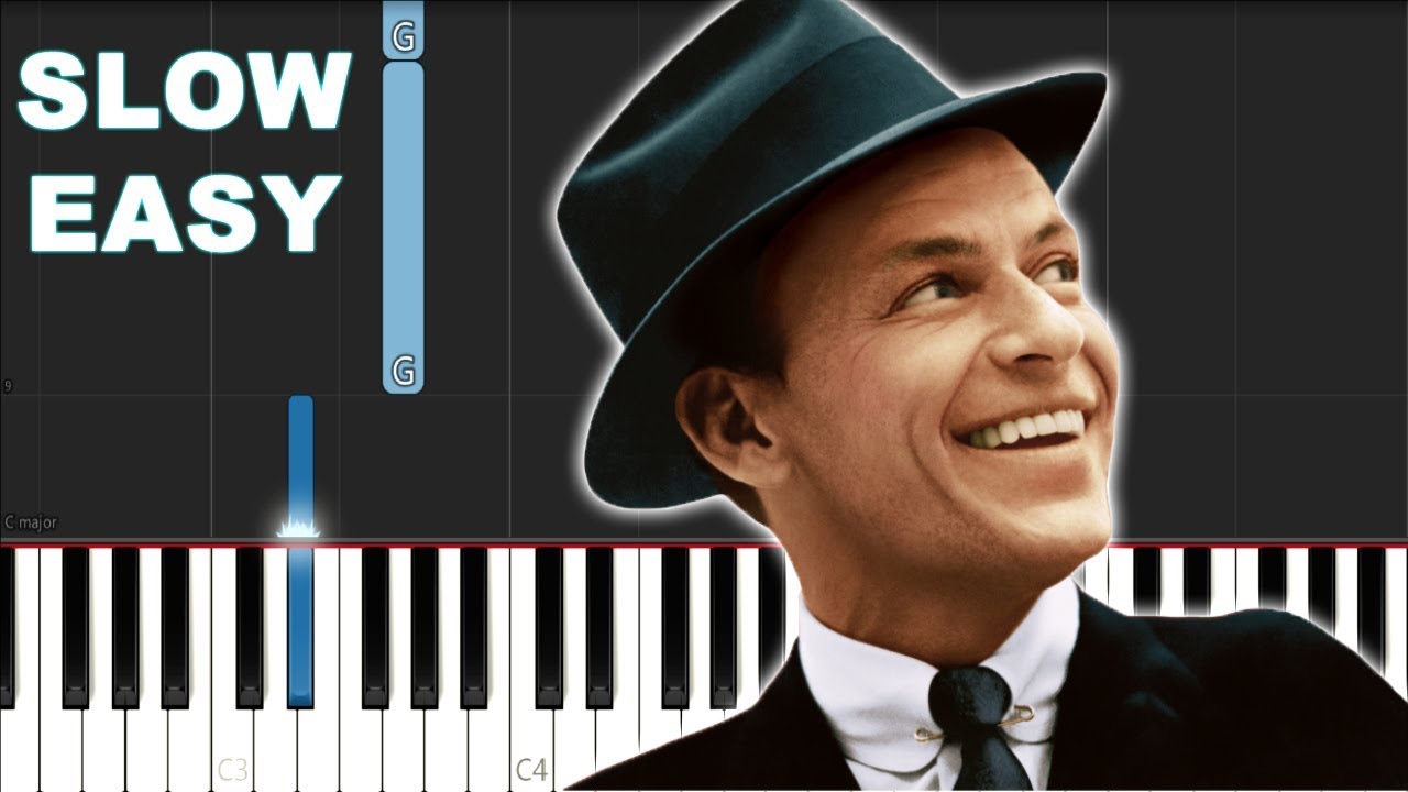 Frank Sinatra - Fly Me To The Moon (SLOW EASY PIANO TUTORIAL)