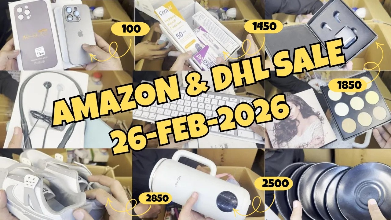 DHL AND AMAZON UNBOXING | BOE.COM.PK