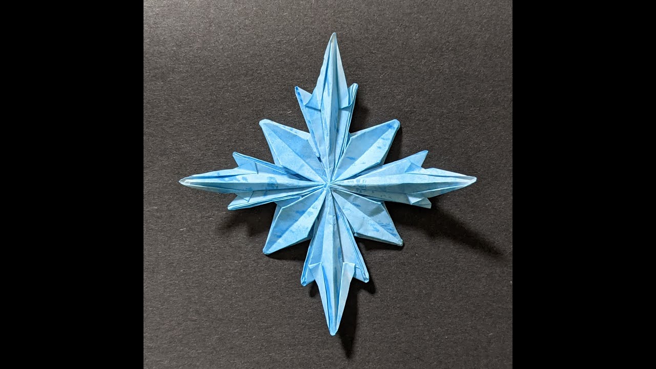 Mythic Folds' Origami Snowflake