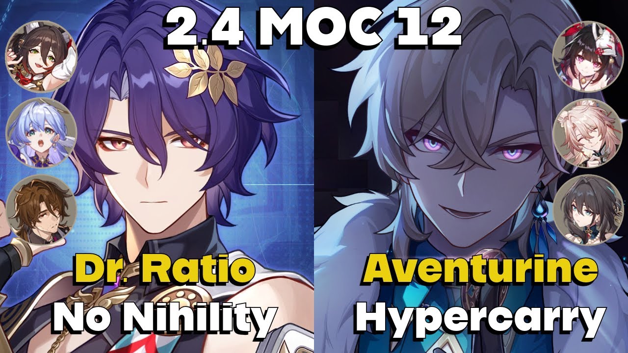 MOC 12 | Dr. Ratio No Nihility Hypercarry & Aventurine Hypercarry w/ Jiaoqiu | Honkai Star Rail 2.4