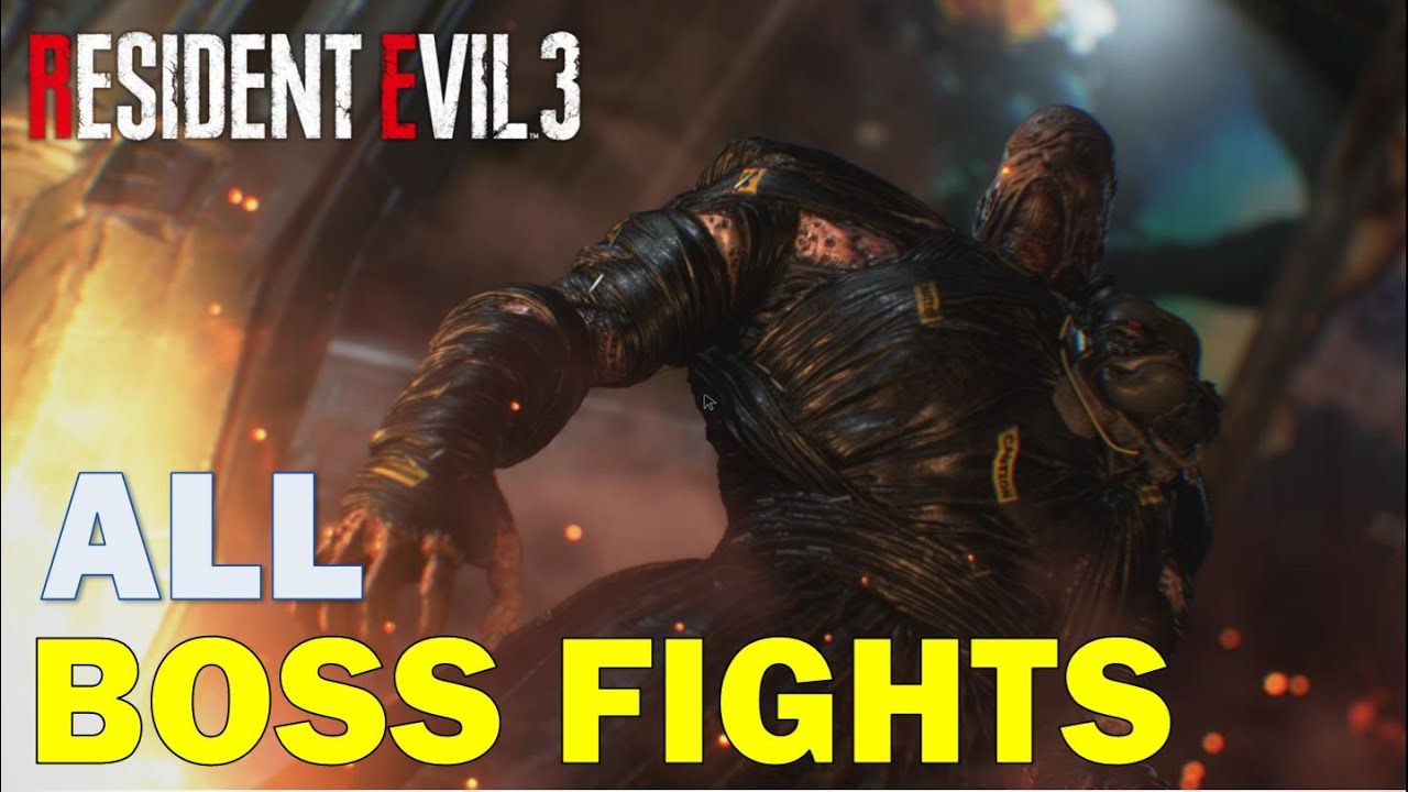 Resident Evil 3 Remake: All Nemesis Boss Fights