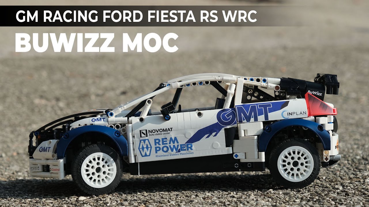 LEGO® Technic version of GM Racing Ford Fiesta RS WRC powered with BuWizz