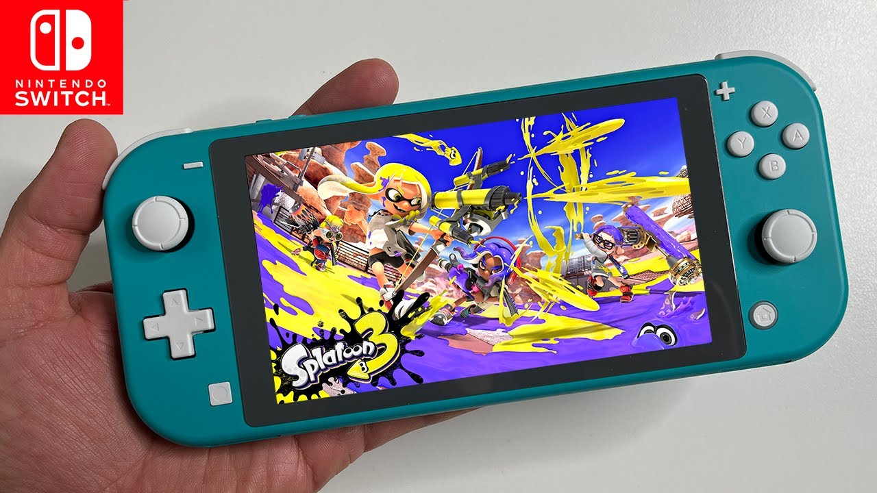 Splatoon 3 Gameplay Nintendo Switch LITE | Demo Splatfest