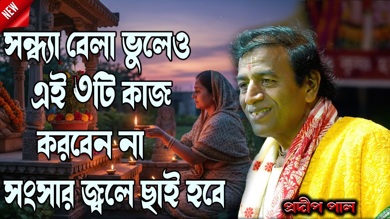সন্ধ্যা বেলা ভুলেও এই তিনটি কাজ করবেন না // সংসার জ্বলে ছাই হবে // প্রদীপ পাল কীর্তন // Prodip Pal