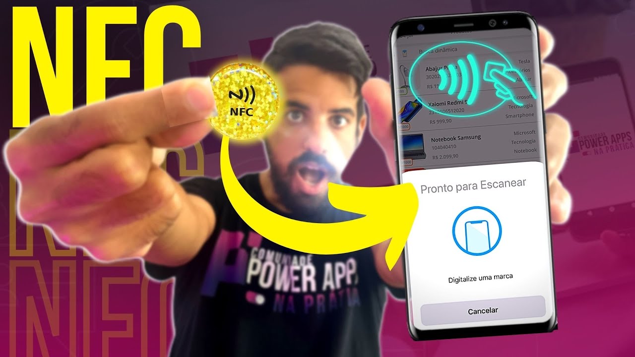 NOVIDADE NFC!  COMUNICAÇÃO POR PRÓXIMIDADE NO POWER APPS - PASSO A PASSO LEITURA E GRAVAÇÃO DE TAGS