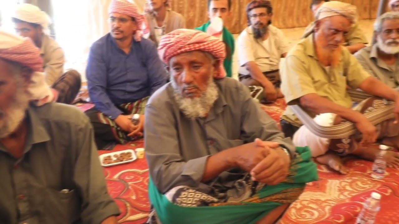 كلمة المقدم عبدالله محمد باقعرور بارشيد أثناء زيارة وفد قبائل نوّح حلف قبائل حضرموت