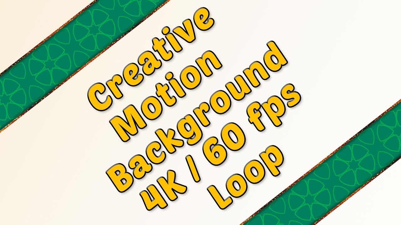 CREATIVE MOTION BACKGROUND 4K LOOP