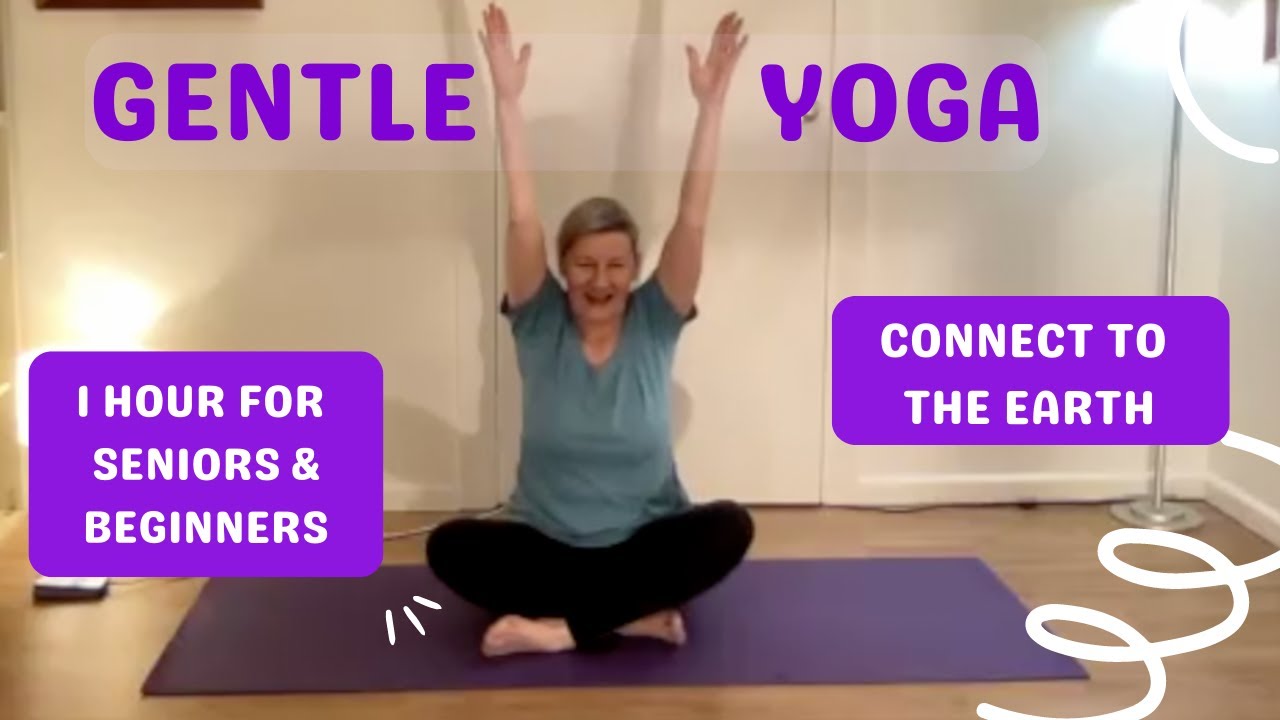 60 Minute Gentle Yoga for Grounding, Earth Energy