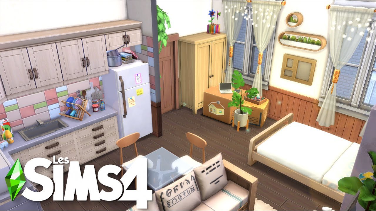 Micro logement : 1er appart ! 📦 || Sims 4