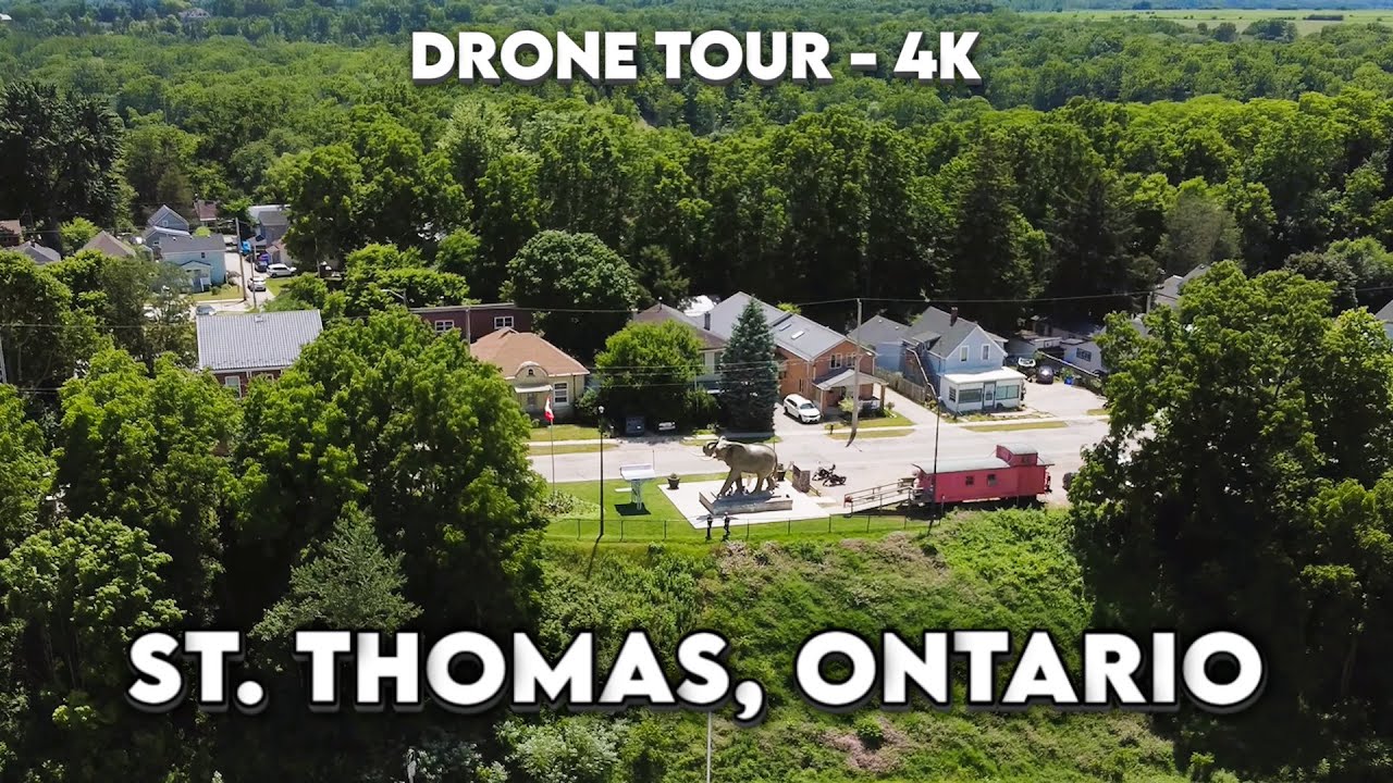 🌟 Stunning St. Thomas, Ontario: A Breathtaking Aerial Journey in 4K 🚁