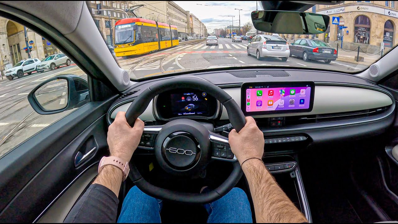 NEW Fiat 600 La Prima 2025 (1.2 hybrid 100 hp) | POV Test Drive #2350 Joe Black