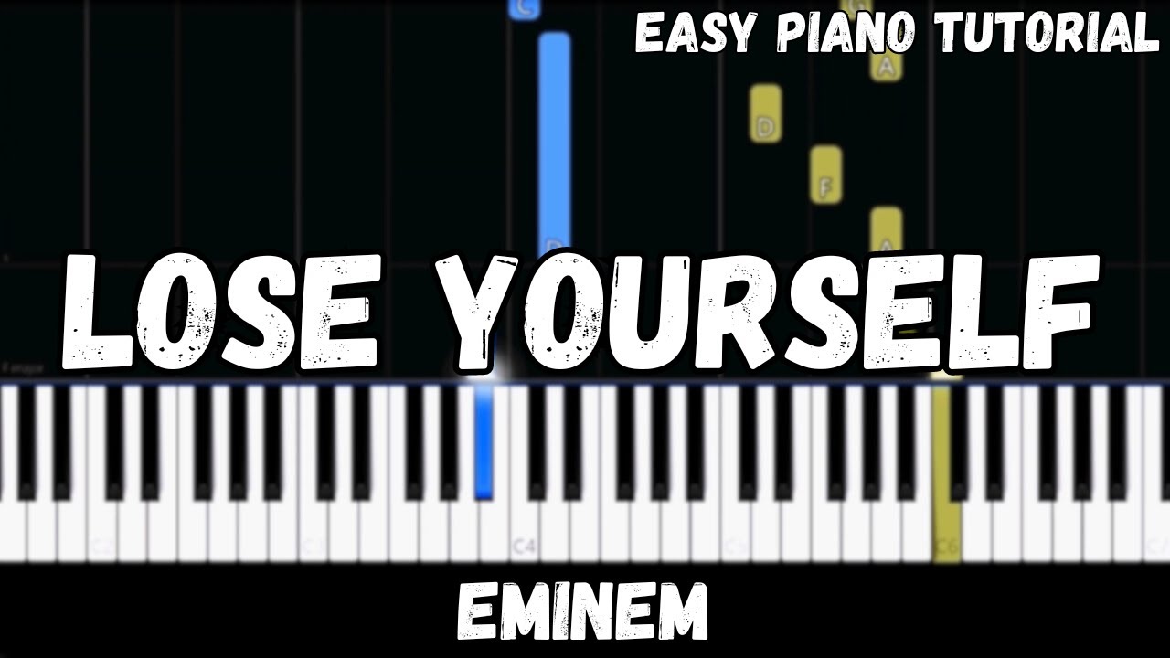 Eminem - Lose Yourself (Easy Piano Tutorial)