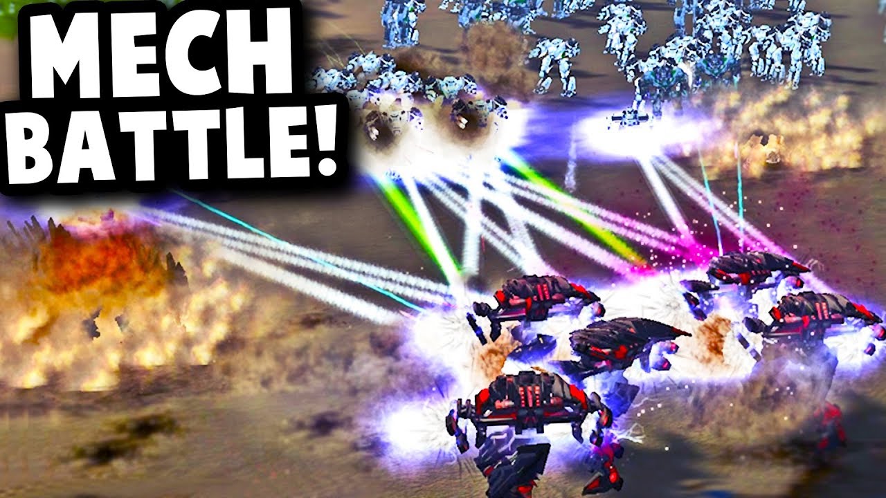 HUGE FUTURISTIC MECH BATTLE! | Supreme Commander Forged Alliance Mod Gameplay