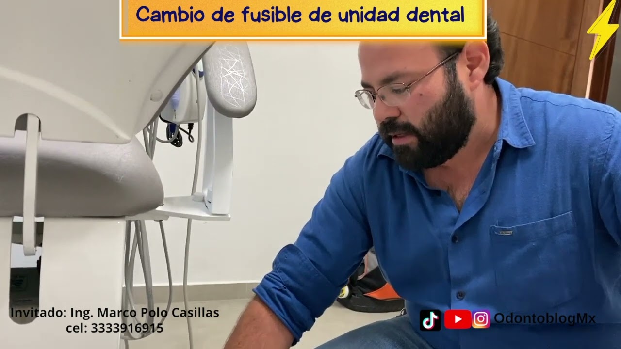 Cambio de fusible eléctrico de la unidad dental
