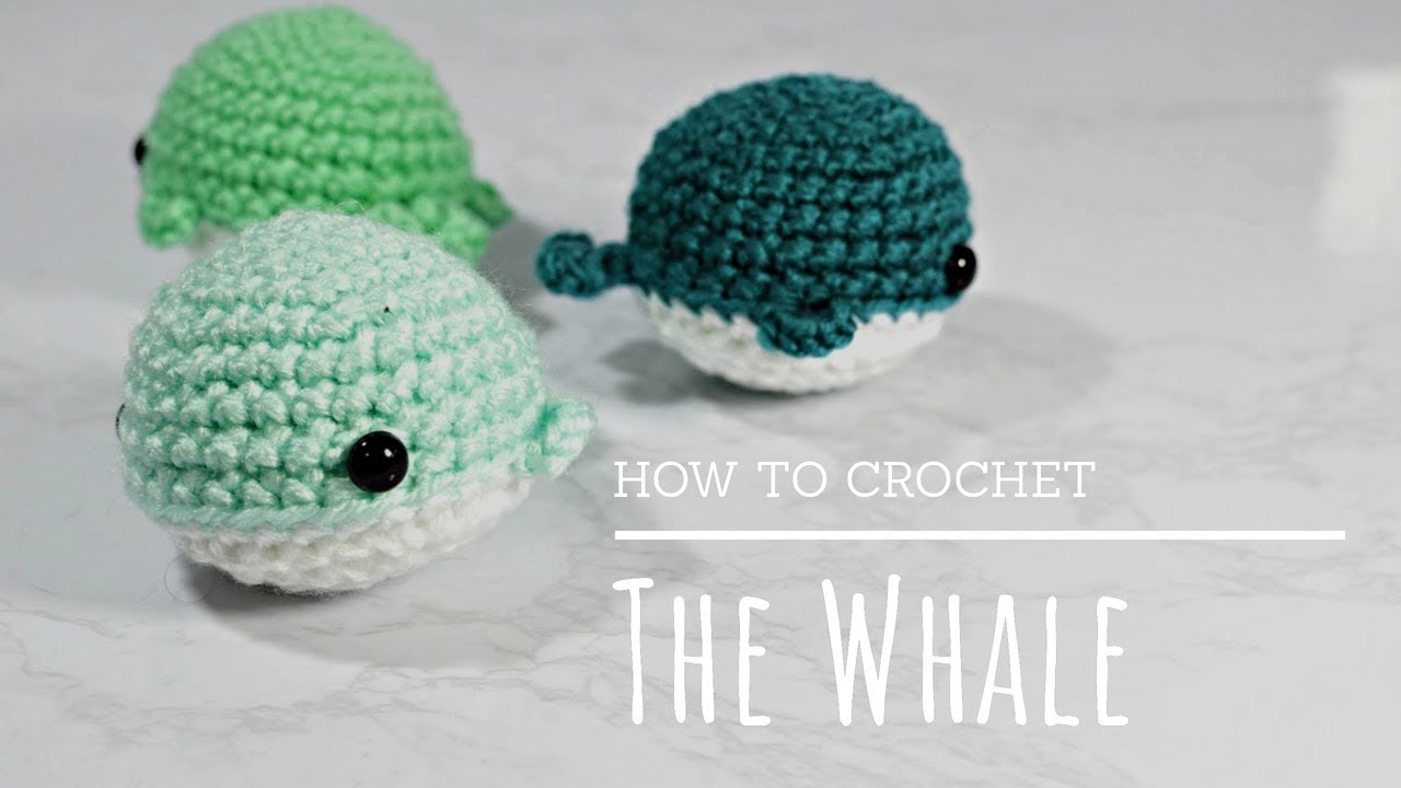 How To Crochet - Easy Beginners Amigurumi Whale Tutorial | Low Sew