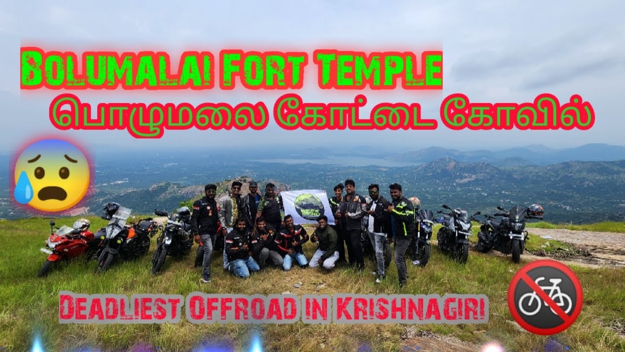 Bolumalai Fort 😰 | பொழுமலை கோட்டை | Deadliest Offroad in krishnagiri🚳 | Krishnagiri