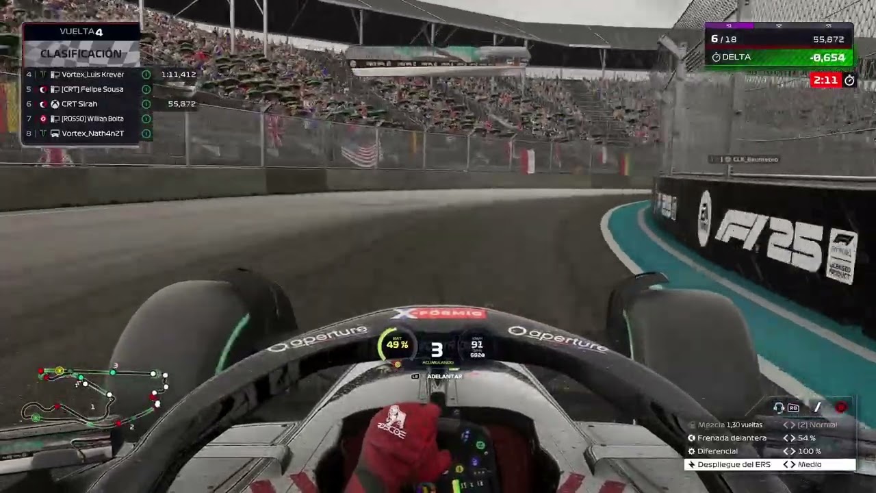F1 25 - CDR League Equipes - S13 Finale - Miami pole lap: 1:37:422 (pad)