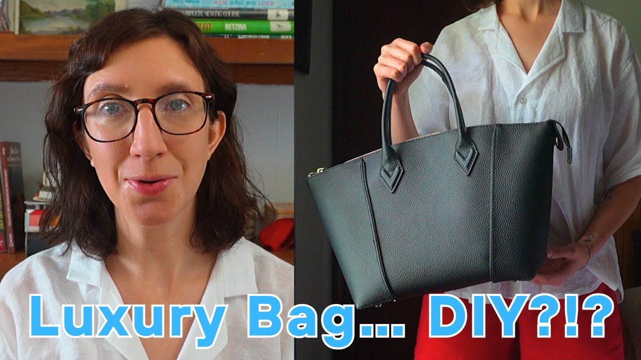 I Made a Luxury Leather Bag at Home (No Sewing Machine!)