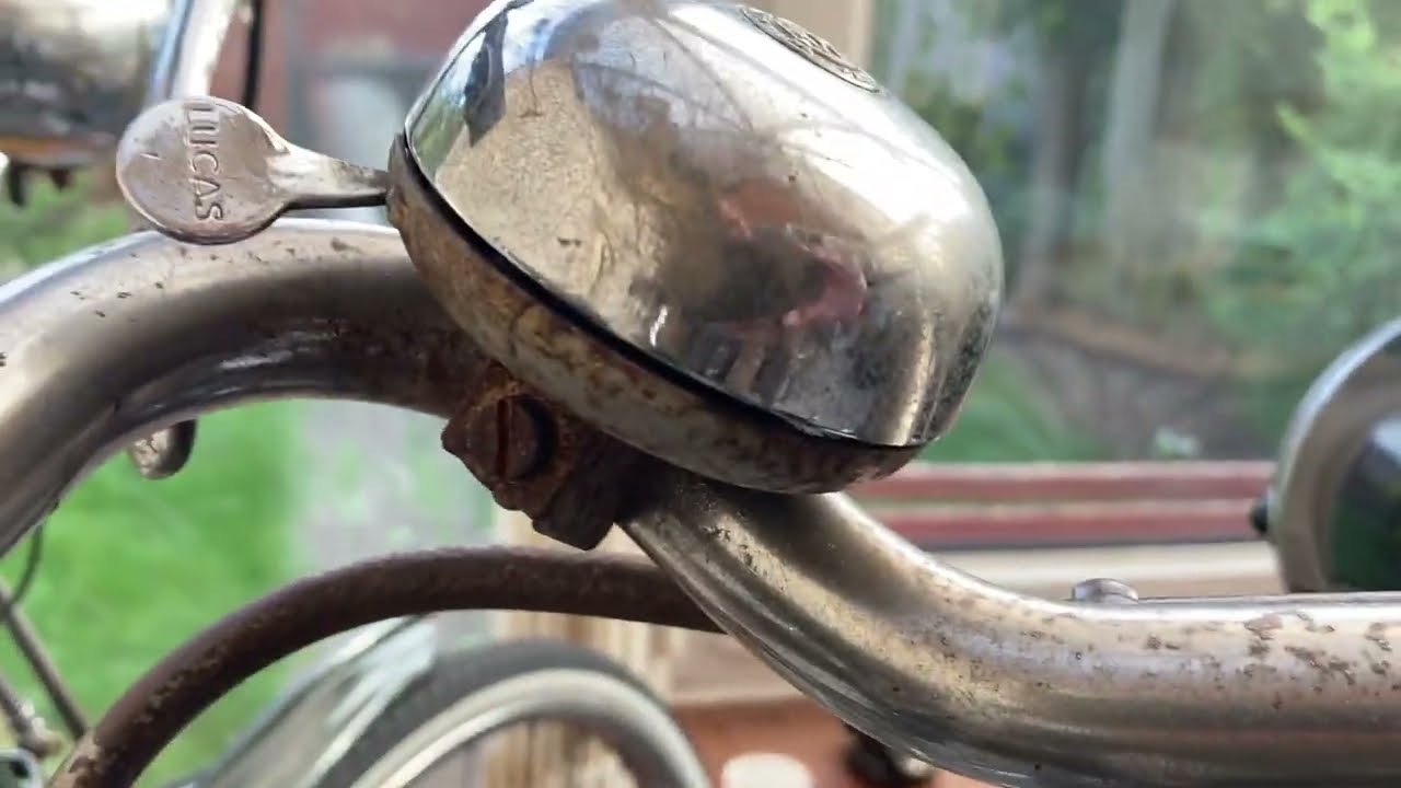 Old Lucas cycle bell restoration.