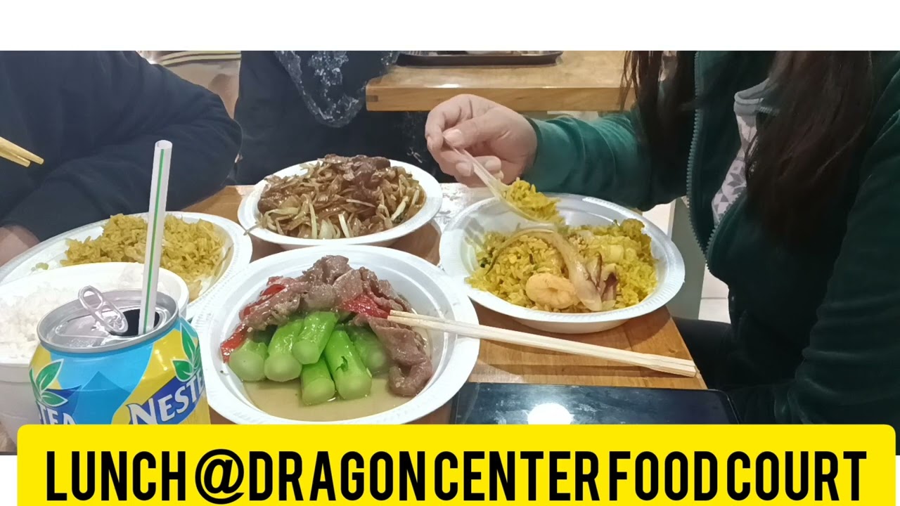 Lunch at Dragon Center Food Court/@dhorsofwvlog119 #lunch #dragon #center #foodcourt  #yummy