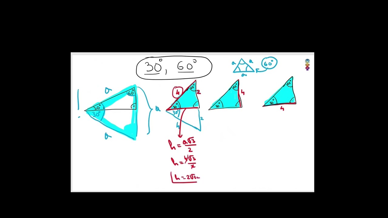 Pitagorina teorema - Ugao 45 i 30 i 60